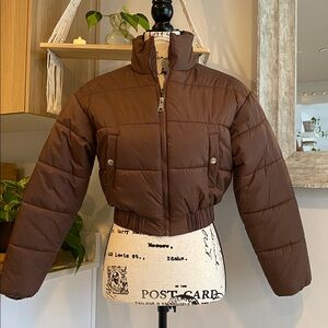 Cropped Puffer Jacket
